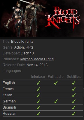 Blood Knights Steam